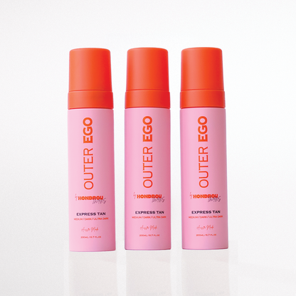 Outer Ego Express Tanning Mousse 3-Pack